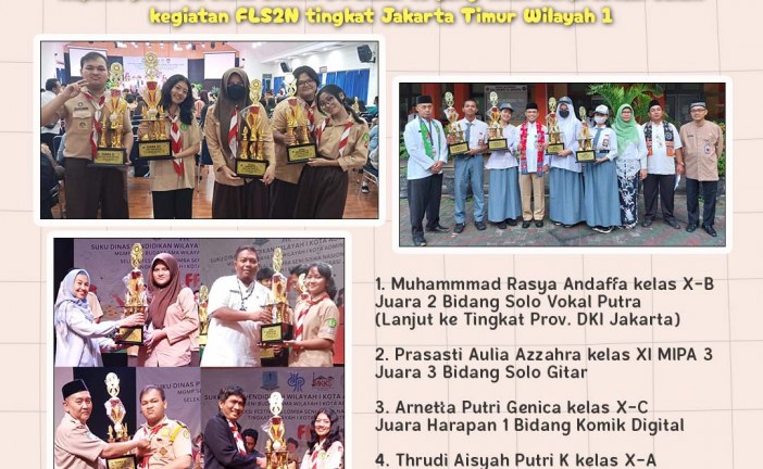 Peserta Didik SMAN 54 Jakarta pada ajang FLS2N
